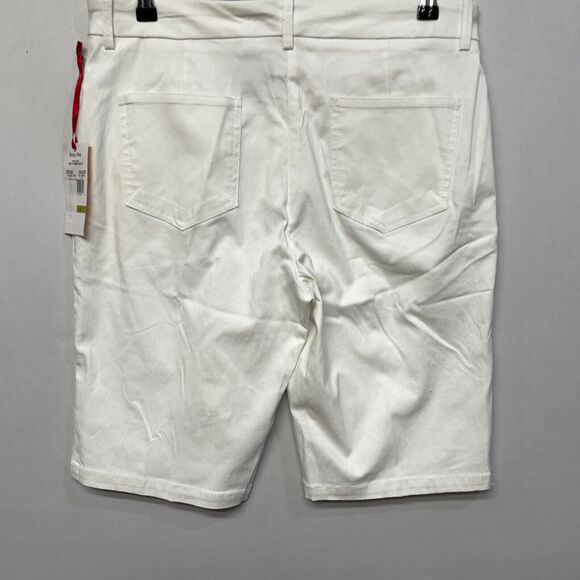 NWT Ruby Rd. Women Pull On Comfort Waistband Bermuda Shorts Size 14 White M258 6 - Picture 16 of 16